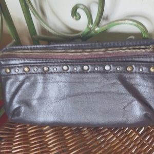 Deep Brown Wristlet or Woman's Slim Wallet